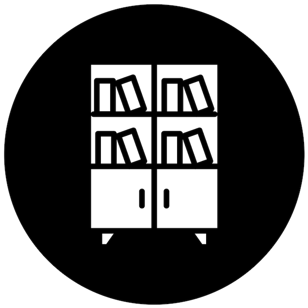 Diseño vectorial Estilo del icono Etagere