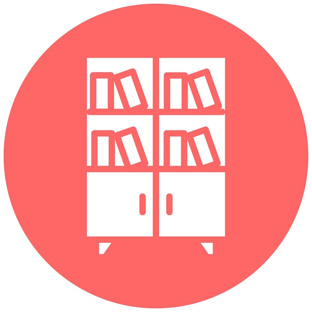 Diseño vectorial Estilo del icono Etagere