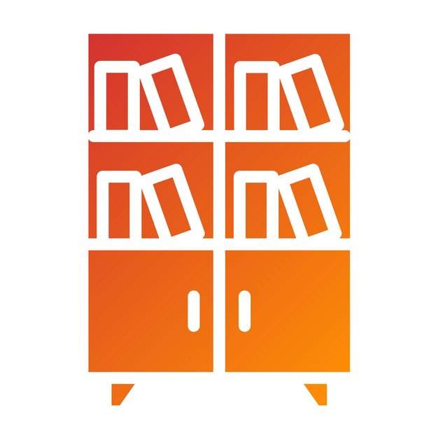 Diseño vectorial Estilo del icono Etagere