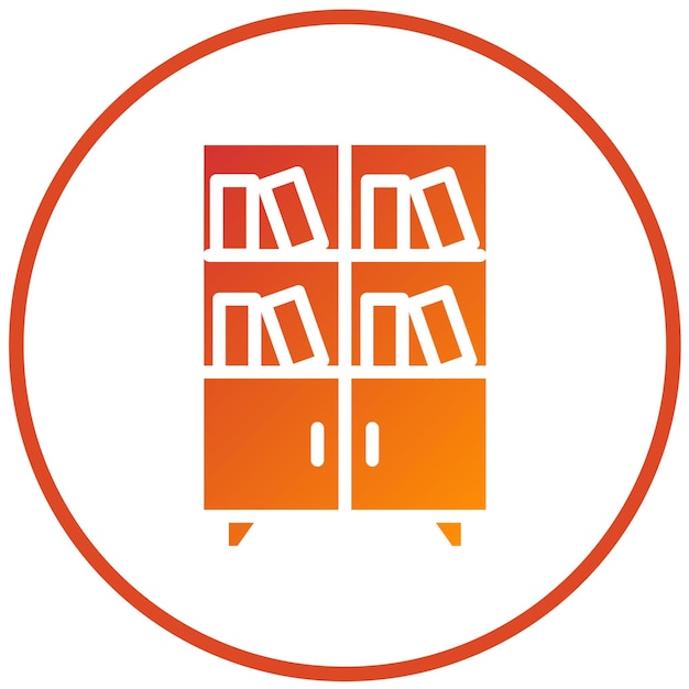 Diseño vectorial Estilo del icono Etagere