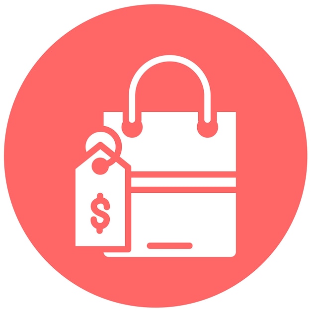 Diseño vectorial Estilo del icono de la etiqueta de precio