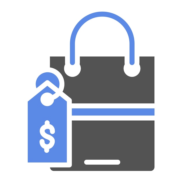 Diseño vectorial Estilo del icono de la etiqueta de precio