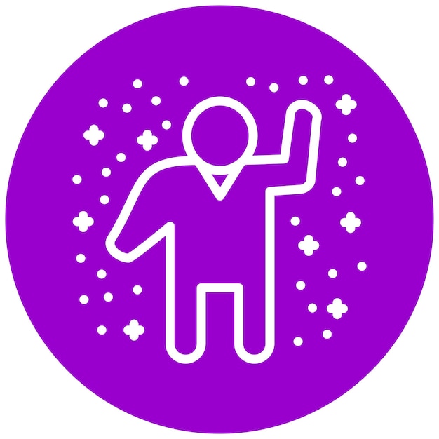 Diseño vectorial Estilo de icono de euforia encantador