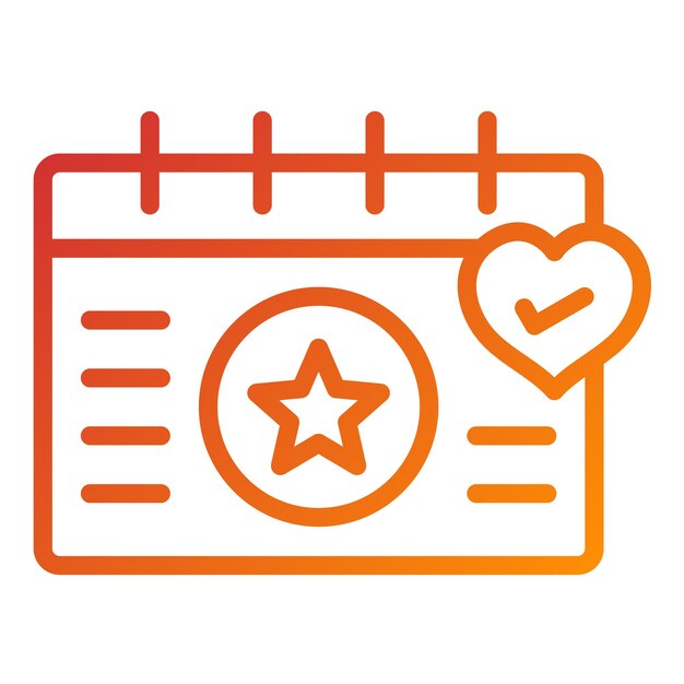 Diseño vectorial Estilo del icono del evento de bienestar