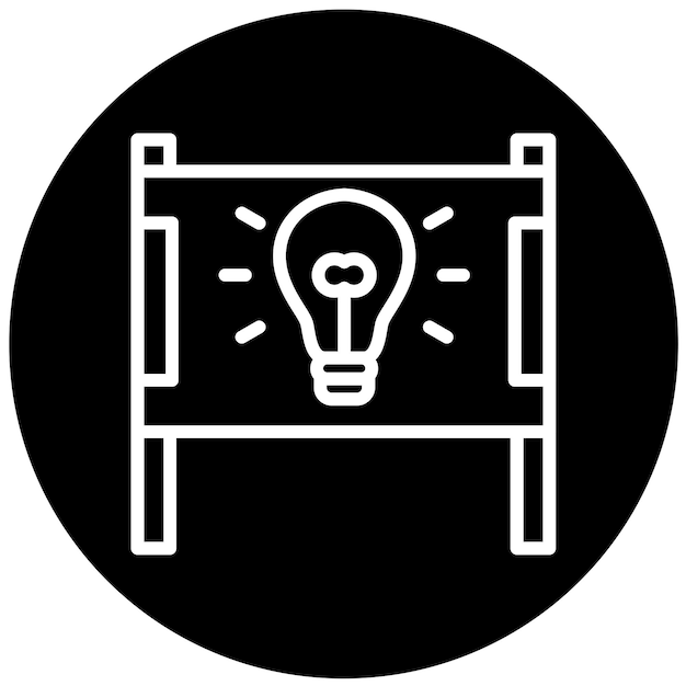 Diseño vectorial Estilo del icono del evento de lanzamiento