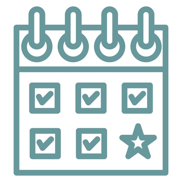 Diseño vectorial Estilo de icono de eventos