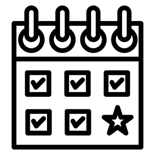 Diseño vectorial Estilo de icono de eventos