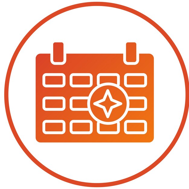 Diseño vectorial Estilo de icono de eventos