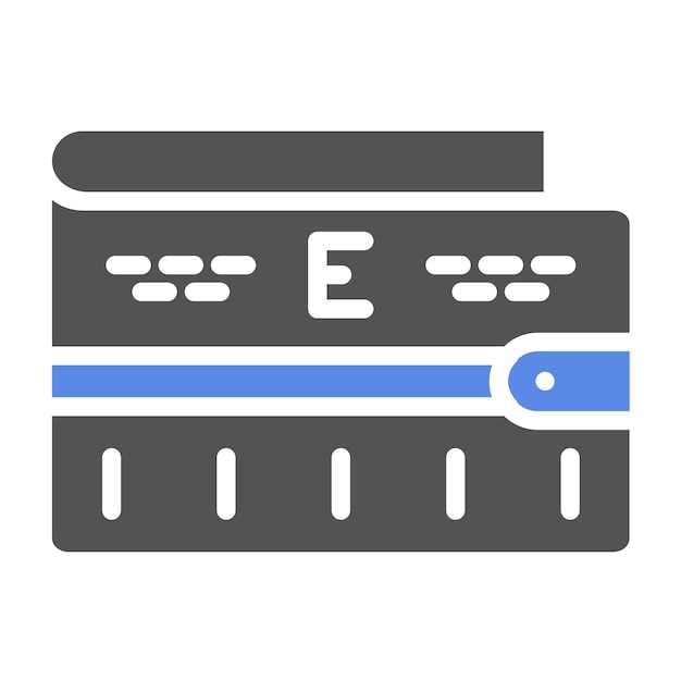 Diseño vectorial Estilo del icono de Ewallet