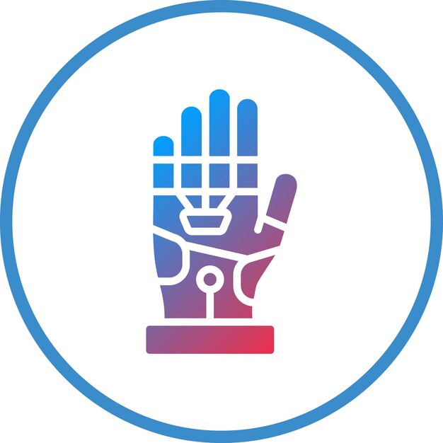 Diseño vectorial Estilo del icono del exoesqueleto