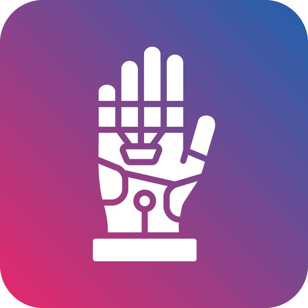 Diseño vectorial Estilo del icono del exoesqueleto