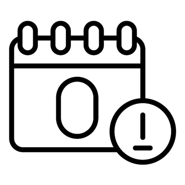 Diseño vectorial de estilo de icono de explotación de día cero