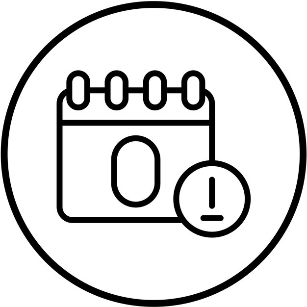 Diseño vectorial de estilo de icono de explotación de día cero