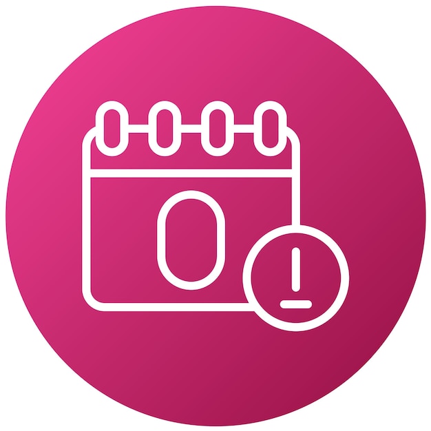 Diseño vectorial de estilo de icono de explotación de día cero