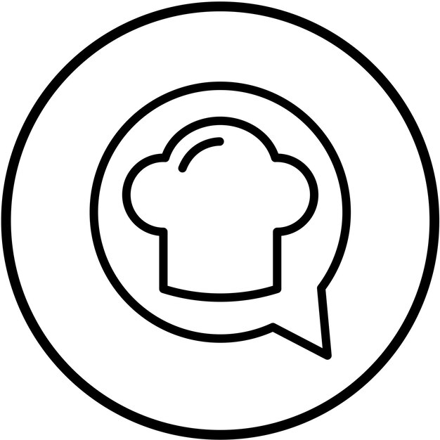Diseño vectorial Estilo del icono de la exposición epicúrea