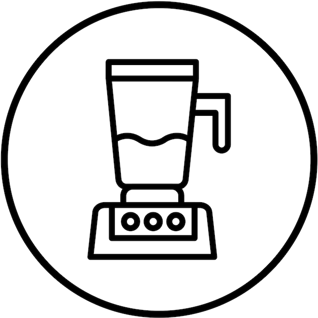 Diseño vectorial Estilo del icono del exprimidor
