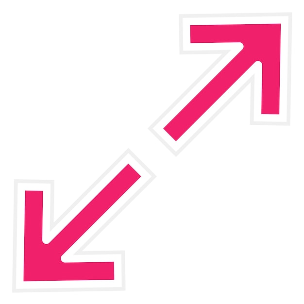 Diseño vectorial Estilo de icono de extensión fresco