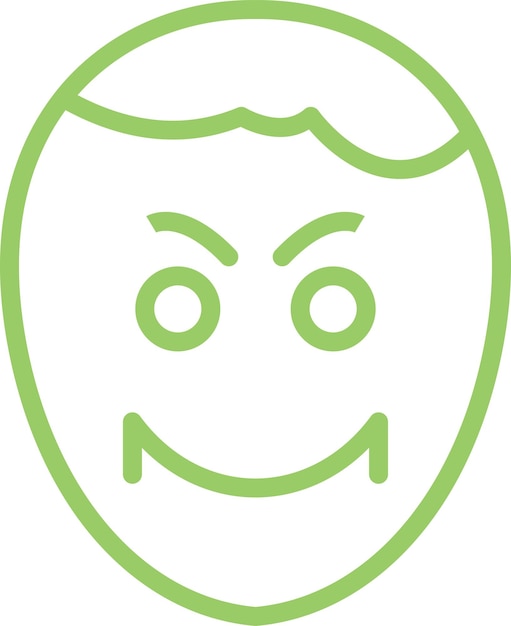 Diseño vectorial Estilo de icono exultante