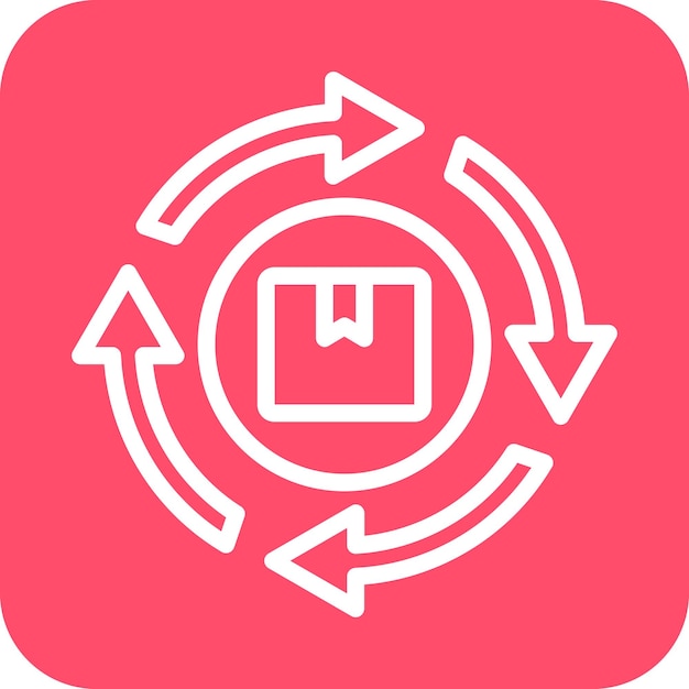 Diseño vectorial Estilo de icono de fabricación ágil
