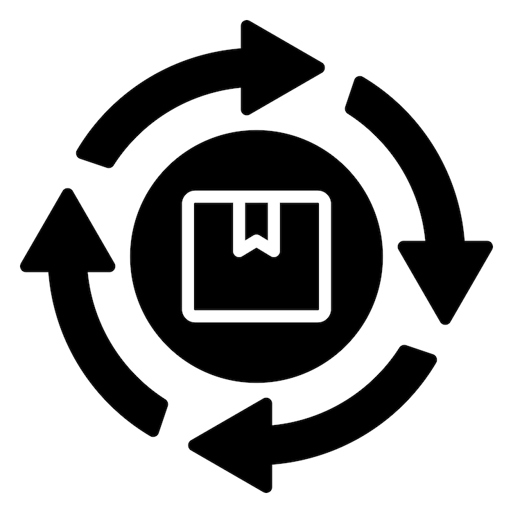 Vector diseño vectorial estilo de icono de fabricación ágil