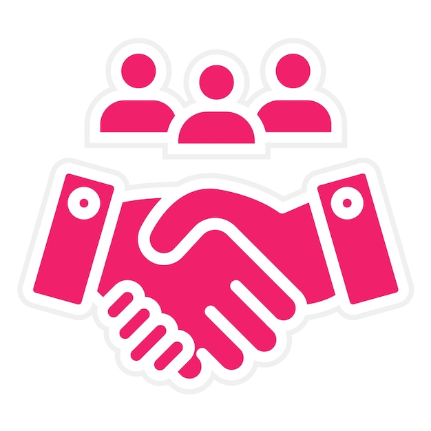 Diseño vectorial Estilo del icono de la familia