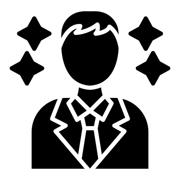 Diseño vectorial Estilo de icono famoso