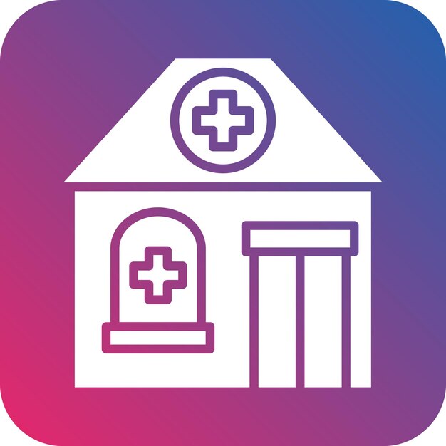 Diseño vectorial Estilo del icono de la farmacia