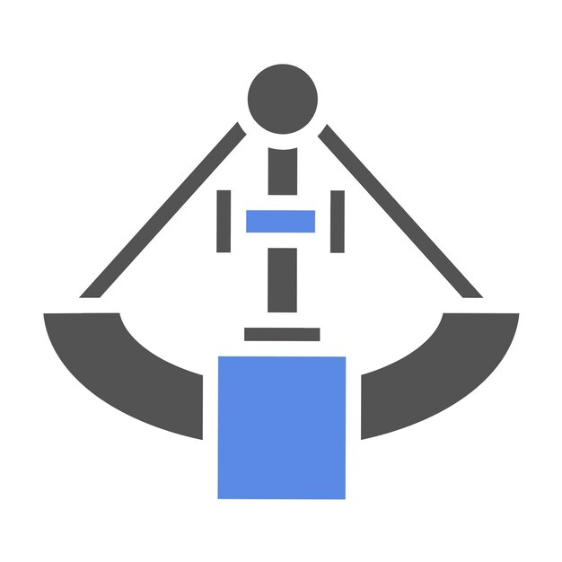 Diseño vectorial Estilo del icono del faro celestial