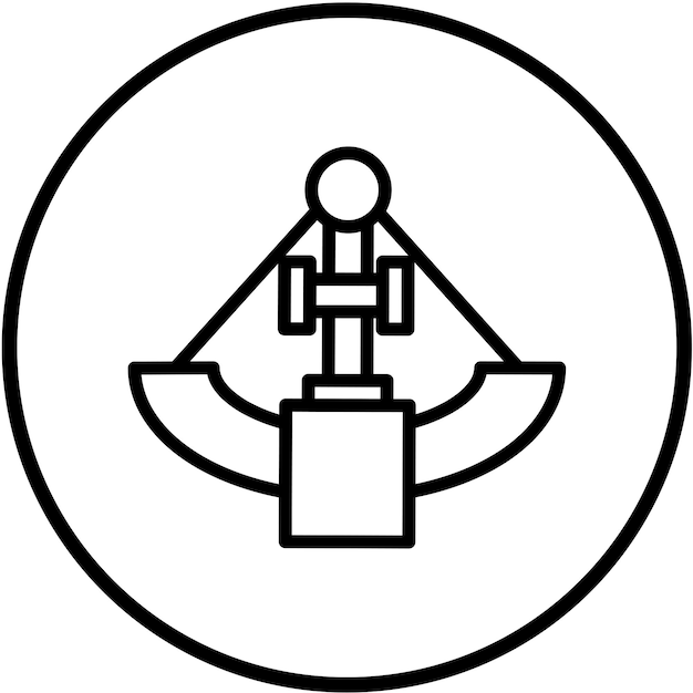 Diseño vectorial Estilo del icono del faro celestial