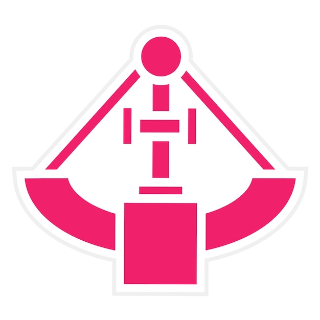 Diseño vectorial Estilo del icono del faro celestial