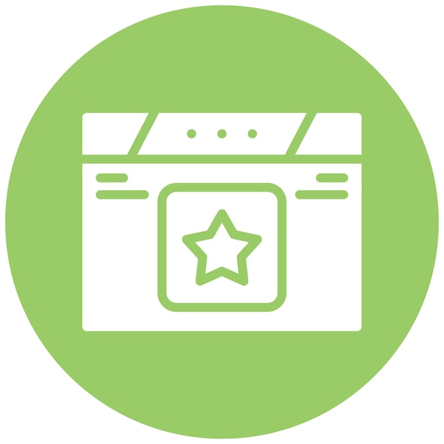 Diseño vectorial Estilo de icono favorito