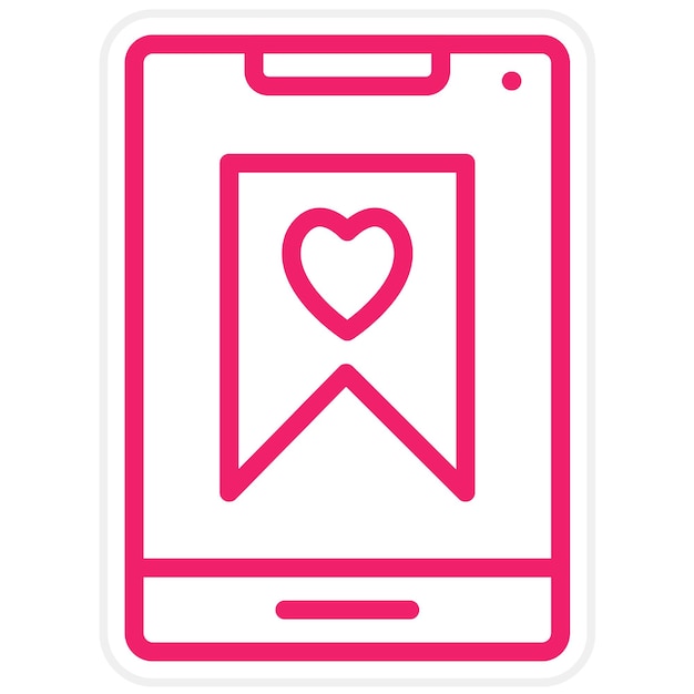 Diseño vectorial Estilo de icono favorito