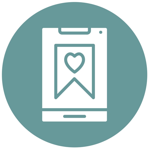 Diseño vectorial Estilo de icono favorito
