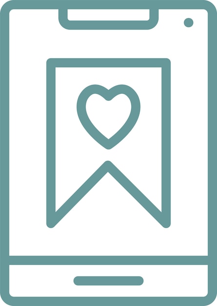 Diseño vectorial Estilo de icono favorito