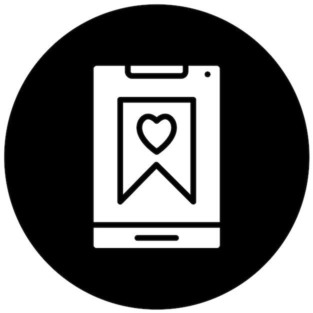 Diseño vectorial Estilo de icono favorito