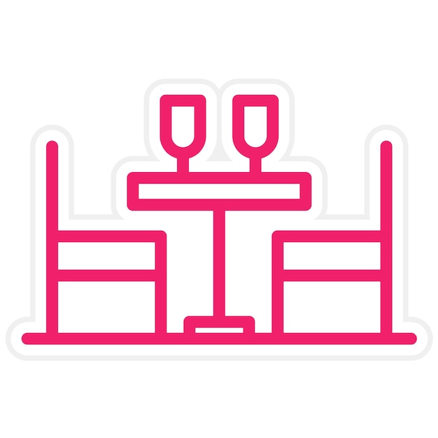 Diseño vectorial Estilo del icono de la fecha y la noche