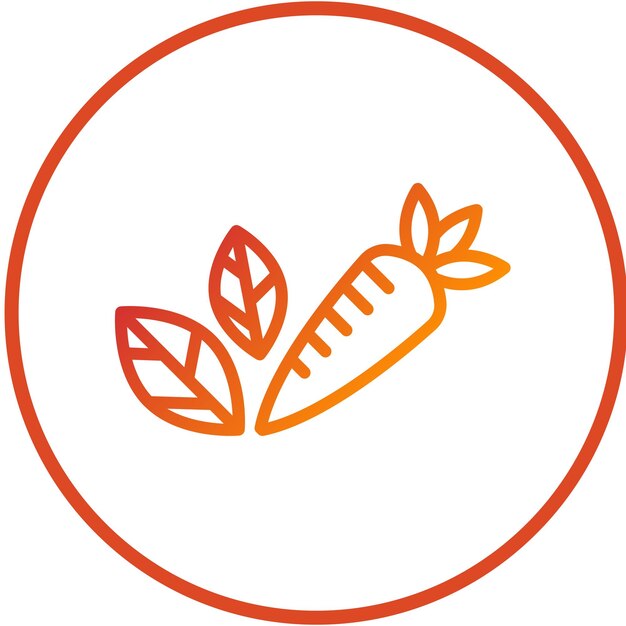 Diseño vectorial Estilo del icono de la felicidad vegetal