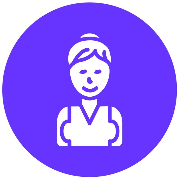 Diseño vectorial Estilo de icono femenino