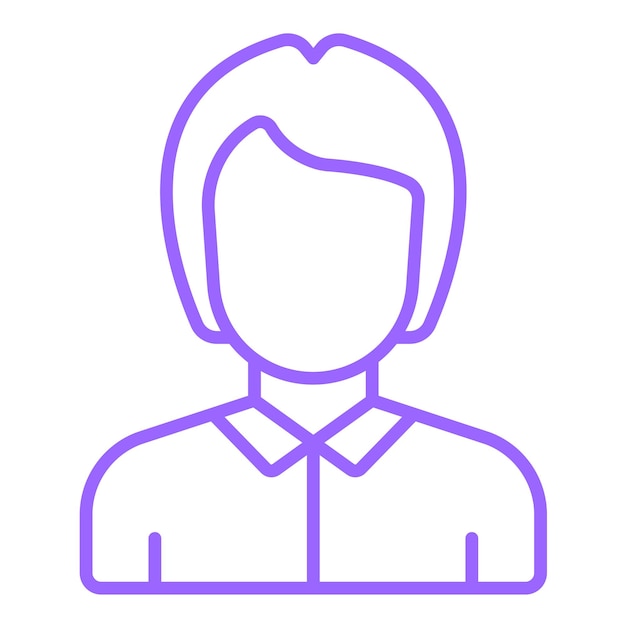 Diseño vectorial Estilo de icono femenino