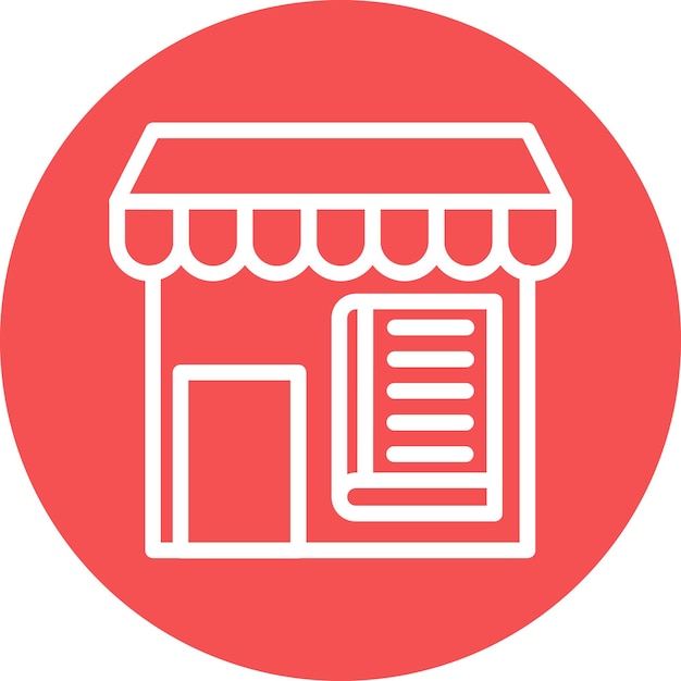 Diseño vectorial Estilo de icono de la Feria del Libro