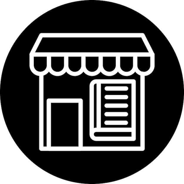 Diseño vectorial Estilo de icono de la Feria del Libro