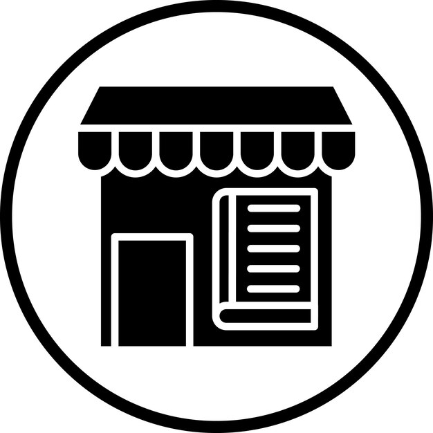 Diseño vectorial Estilo de icono de la Feria del Libro
