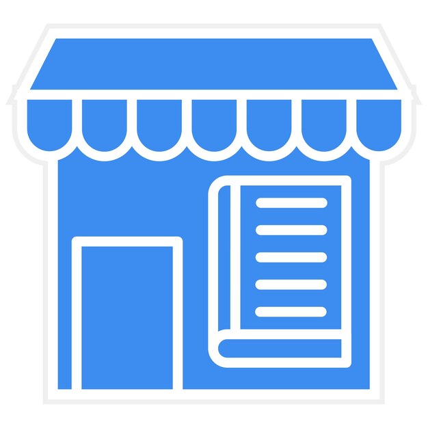 Diseño vectorial Estilo de icono de la Feria del Libro