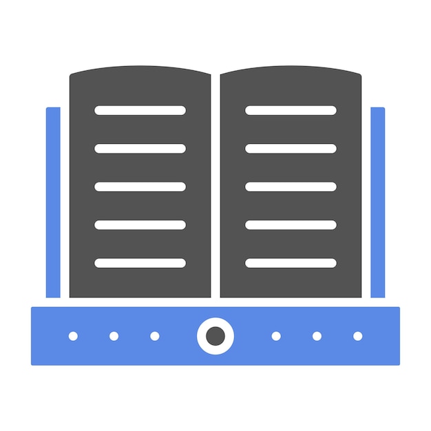 Diseño vectorial Estilo de icono de la Feria del Libro