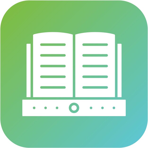Diseño vectorial Estilo de icono de la Feria del Libro