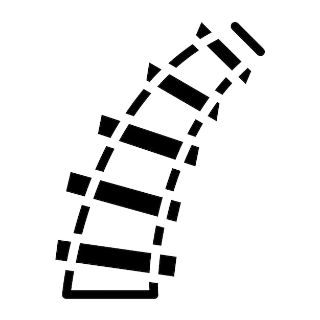 Diseño vectorial Estilo del icono del ferrocarril