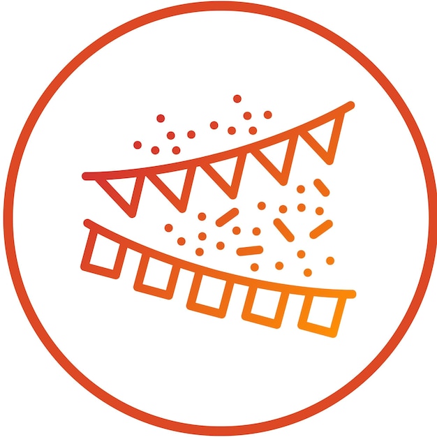 Diseño vectorial Estilo del icono de la festividad