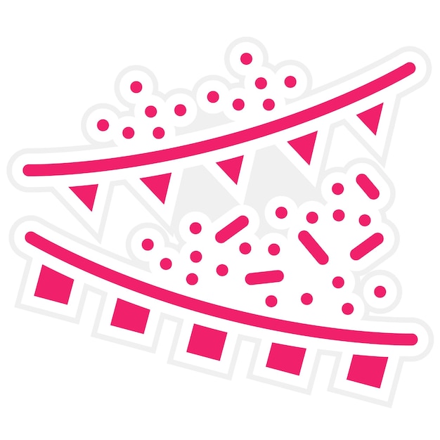 Diseño vectorial Estilo del icono de la festividad