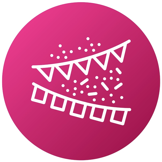 Diseño vectorial Estilo del icono de la festividad