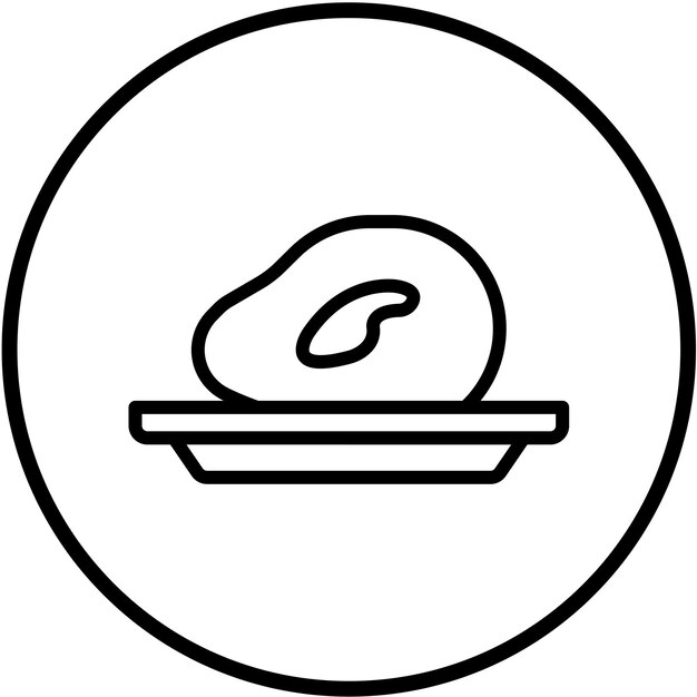 Diseño vectorial Estilo del icono de la Fiesta en escamas